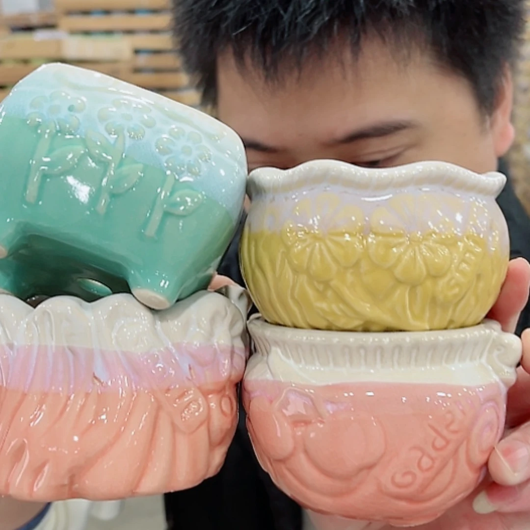 【闪购商品】陶瓷花盆