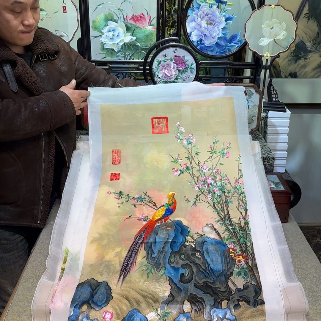 刺绣刺绣工艺精湛