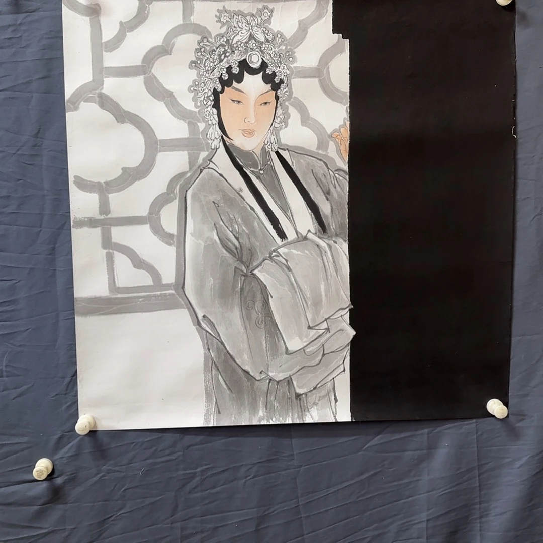 国画夏日必备一条围巾