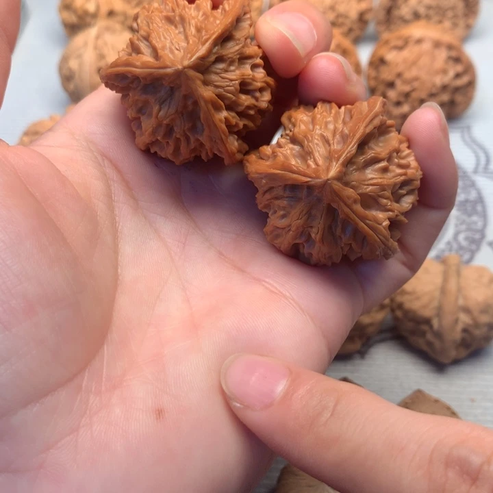 把件文玩核桃全品盘山三棱37