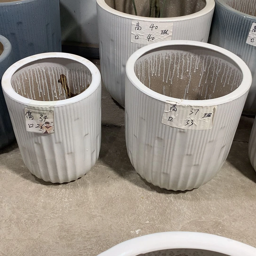 高温陶瓷花盆微瑕
