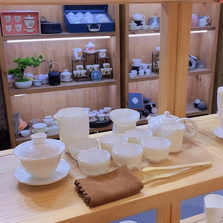 纯白羊脂玉套装套装