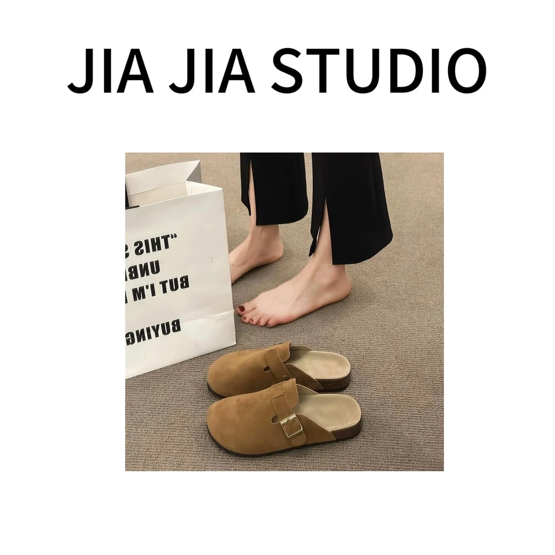 嘉嘉推荐#15006【重磅早春款】复古防滑厚底勃肯鞋