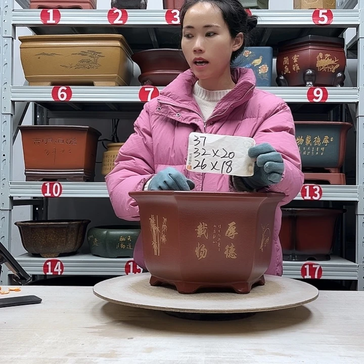 花盆紫砂紫砂花盆