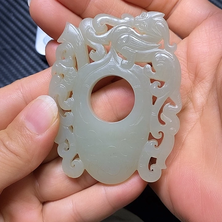 颈饰未镶嵌和田玉褚***茶