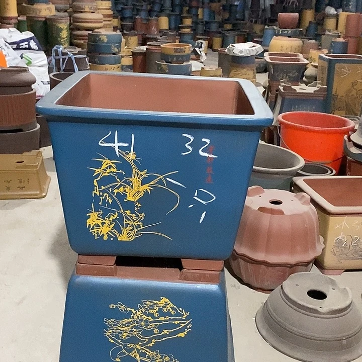 紫砂花盆紫砂花盆