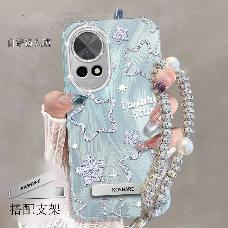 自带镜头膜华为Nova13手机壳BLK-AL80星星nova13软壳一体羽纱