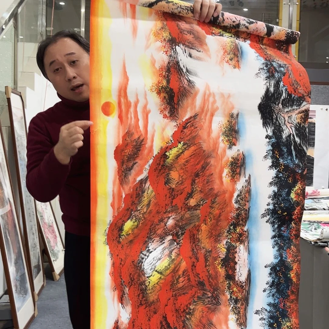 国画LT国画作品单幅任发微瑕