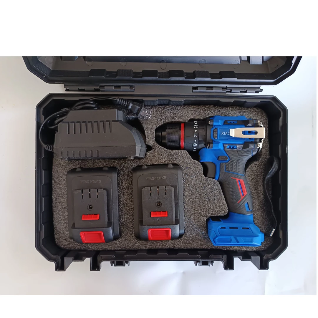 XIAOTANG锂电钻】13mm夹头纯铜无刷大钢炮10节两电一充款