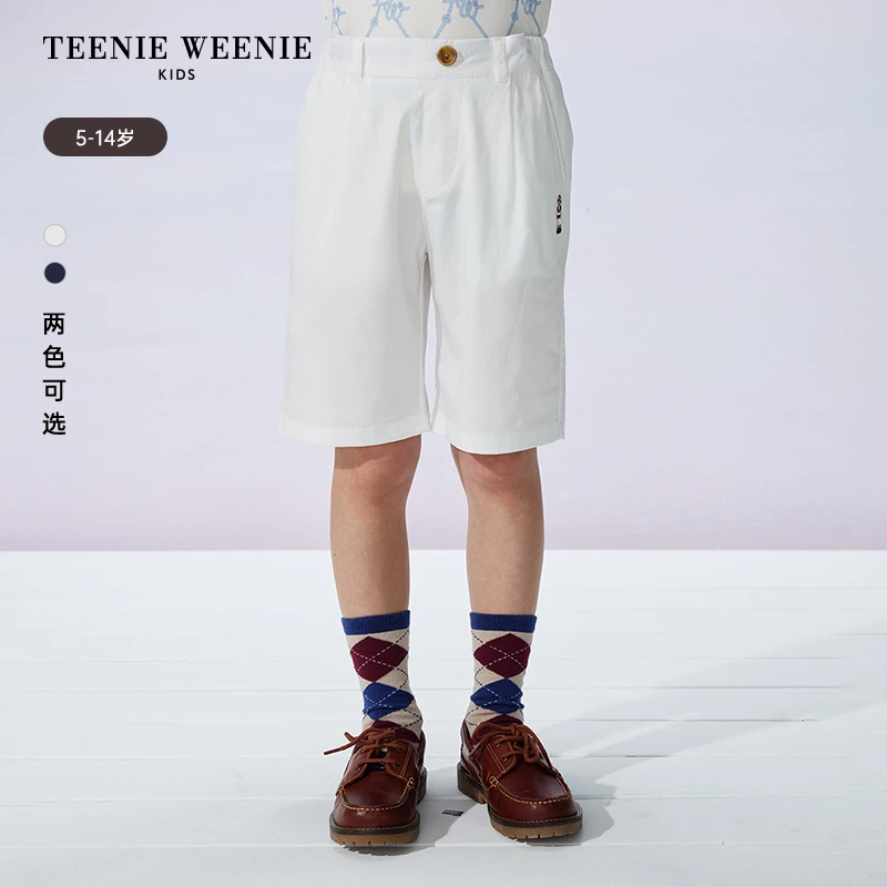 TeenieWeenieKids童装25夏男童薄款五分裤短裤TKTH252401K
