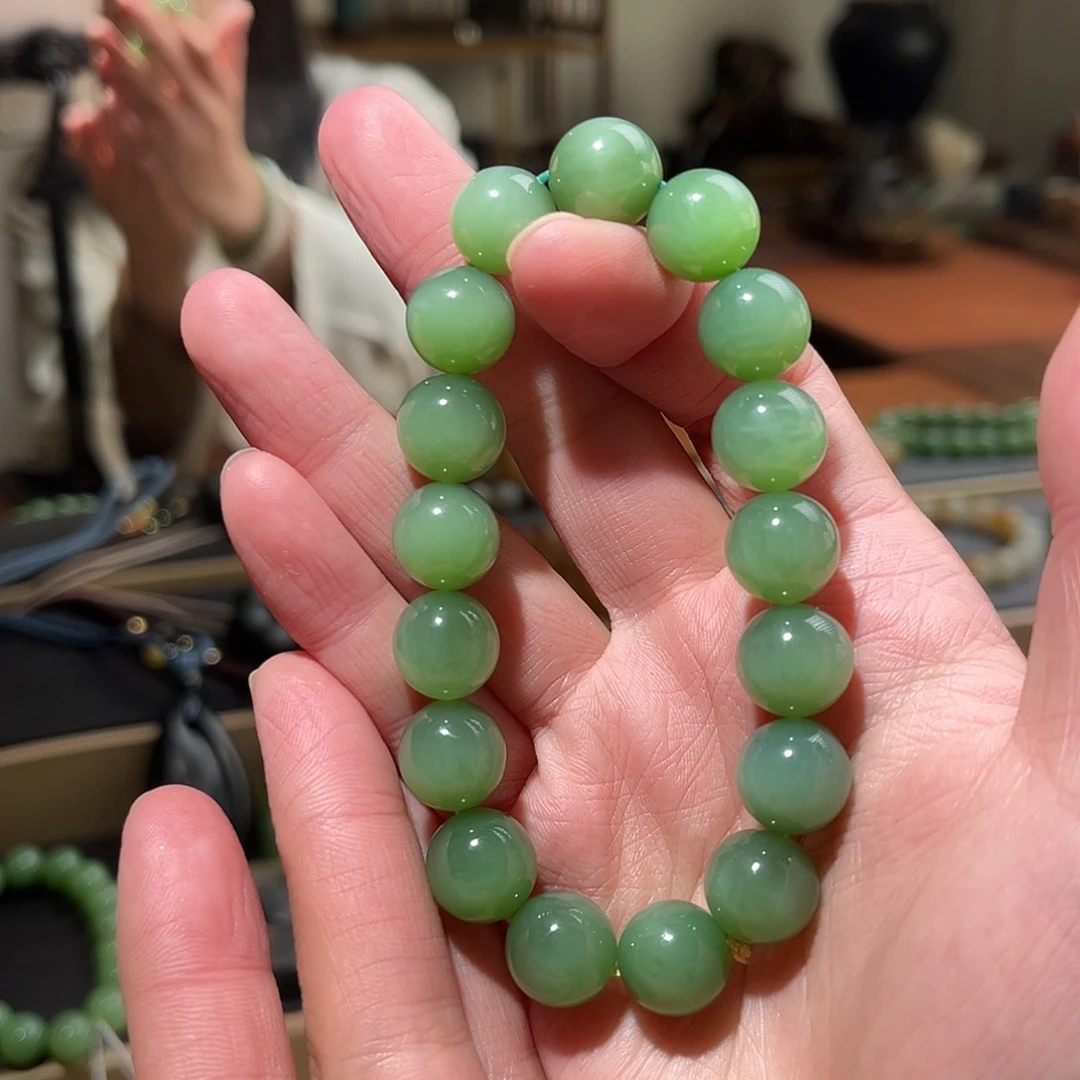 和田玉手链未镶嵌