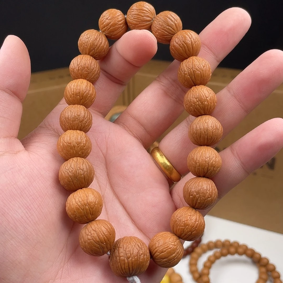 猴头核桃吊坠三维同尺原皮凤羽15