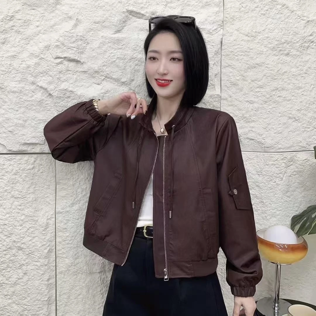 《优麦汇》2025款女春款设计感百搭时尚外套短板休闲女款
