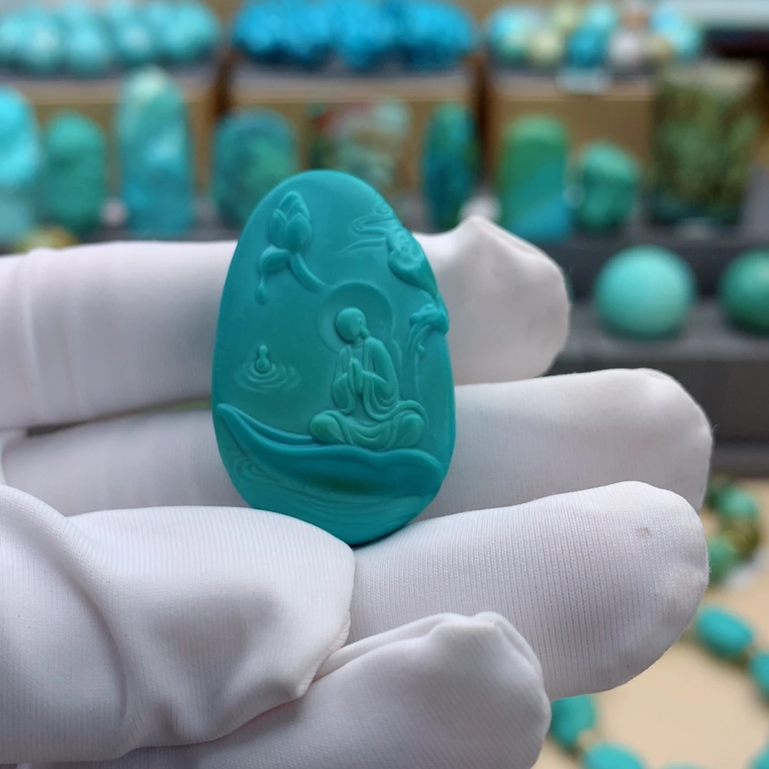 未镶嵌绿松石挂件