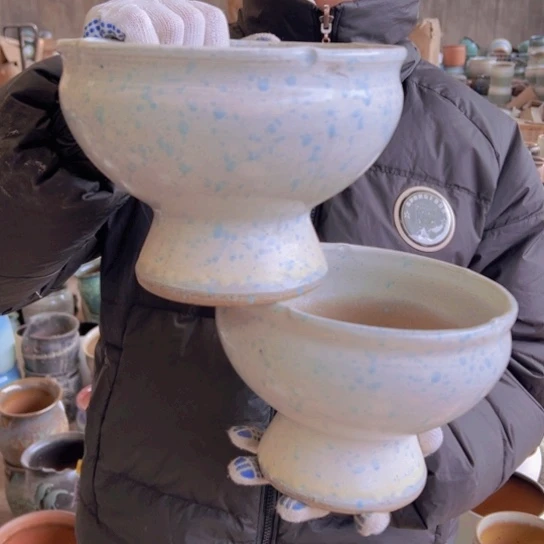 紫砂花盆高15口20————