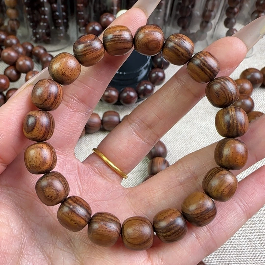 手串/手链黄花梨/降香黄檀线条老油梨