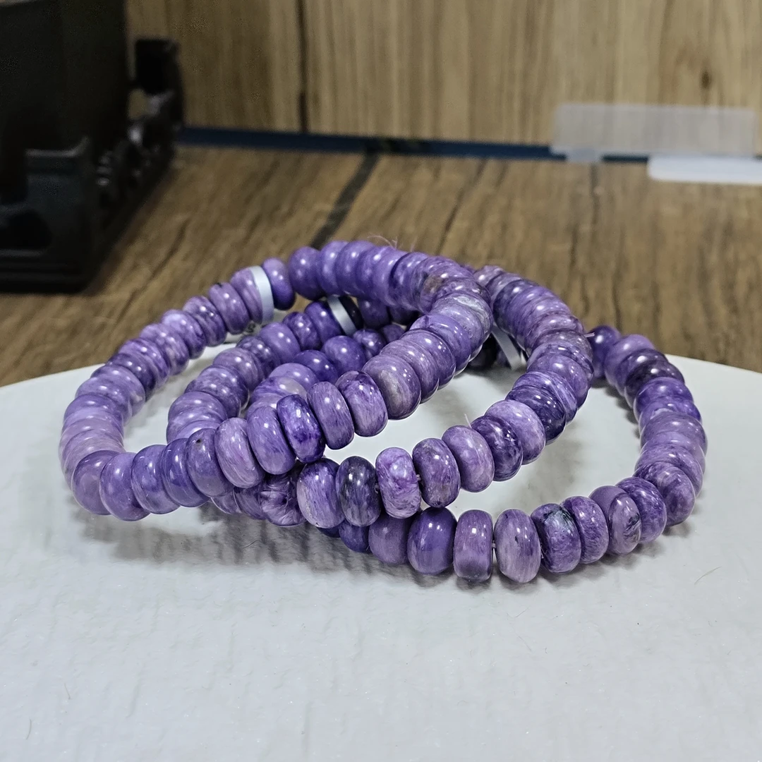 【拾晶轩】紫龙晶盘珠单圈手链 多样性发一件 约10mm GCC141