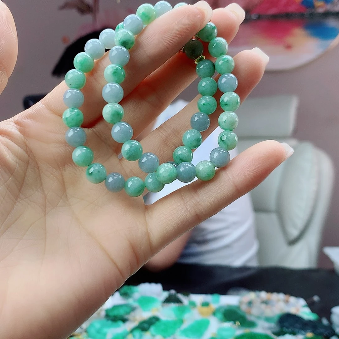 未镶嵌手链翡翠，