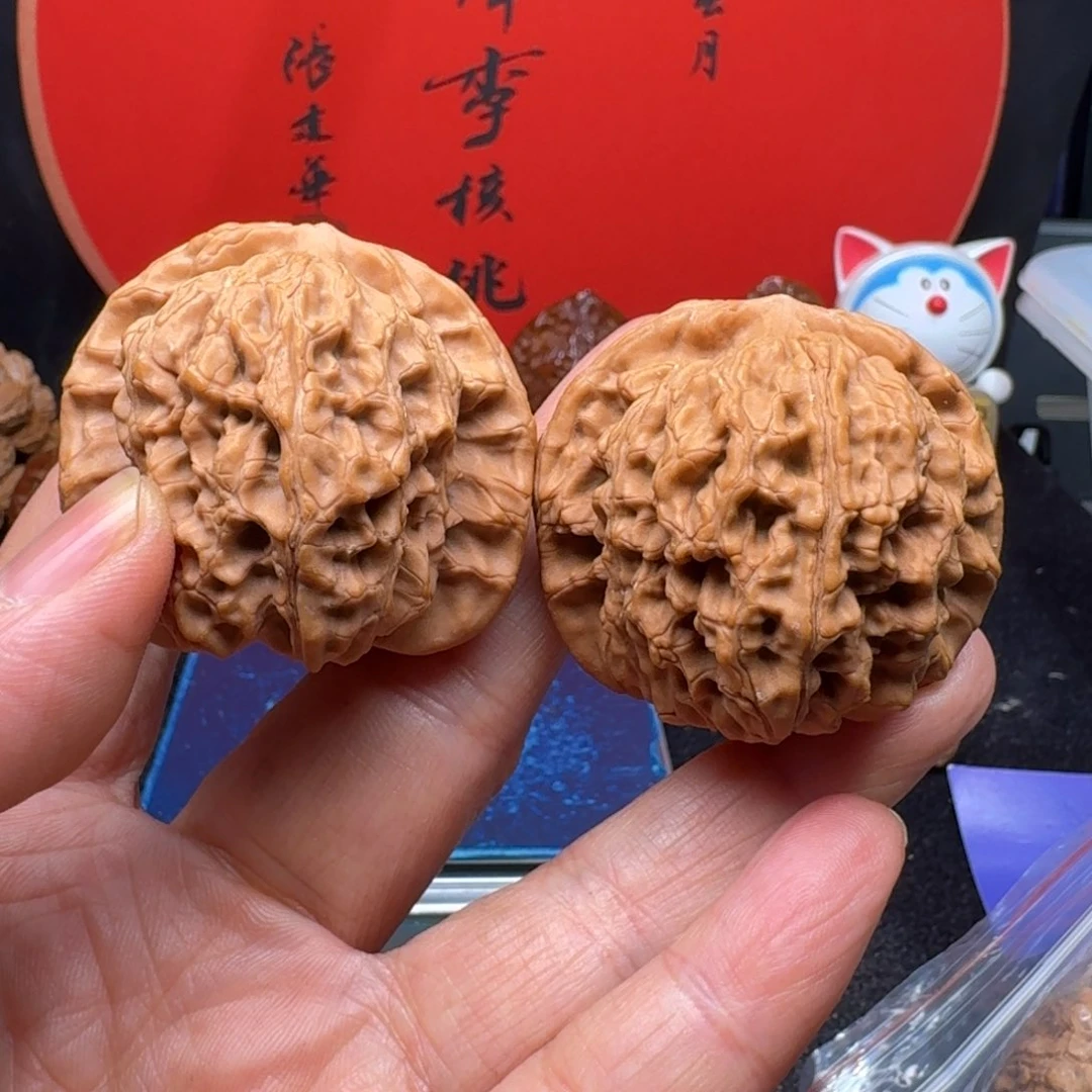 文玩核桃把件马老四45
