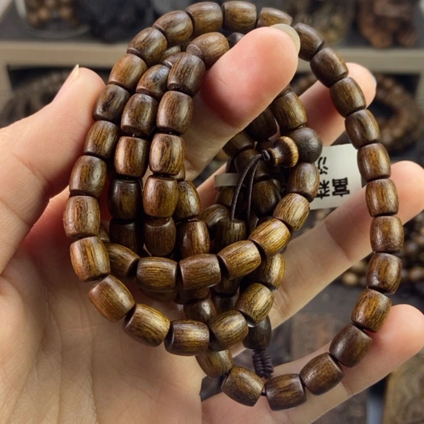 【闪购商品】沉香手串橘**合富森红土