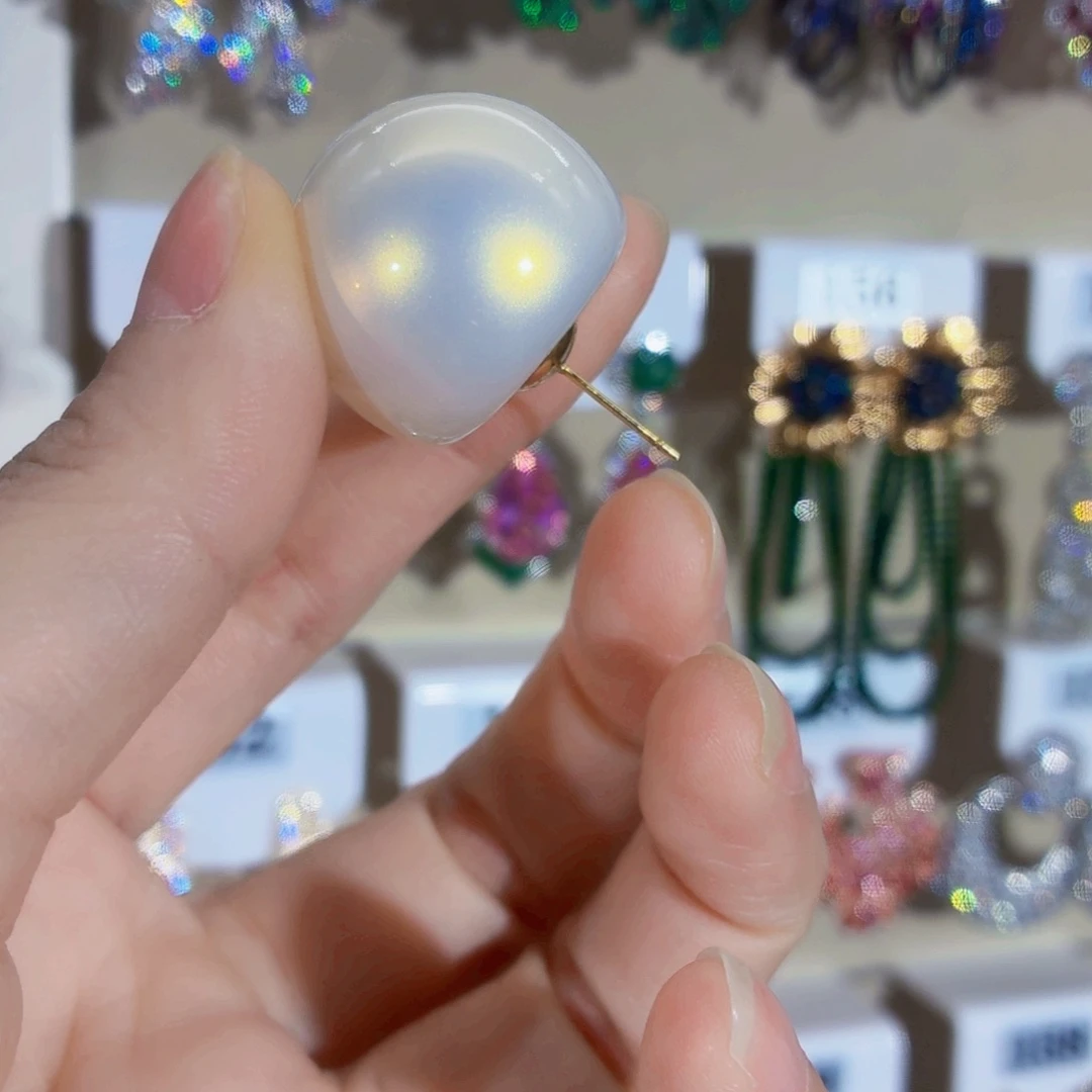 锆石纯铜合金白珠一对