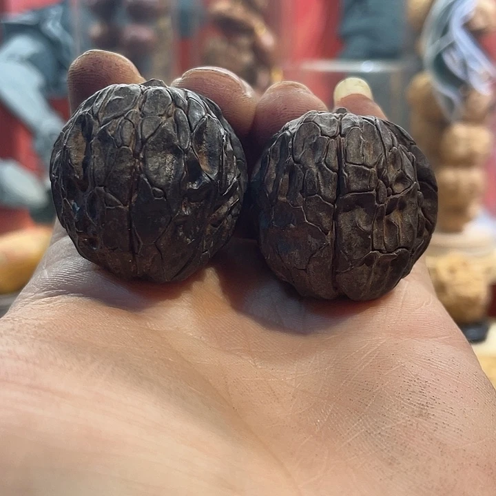 文玩核桃把件无*云铁31