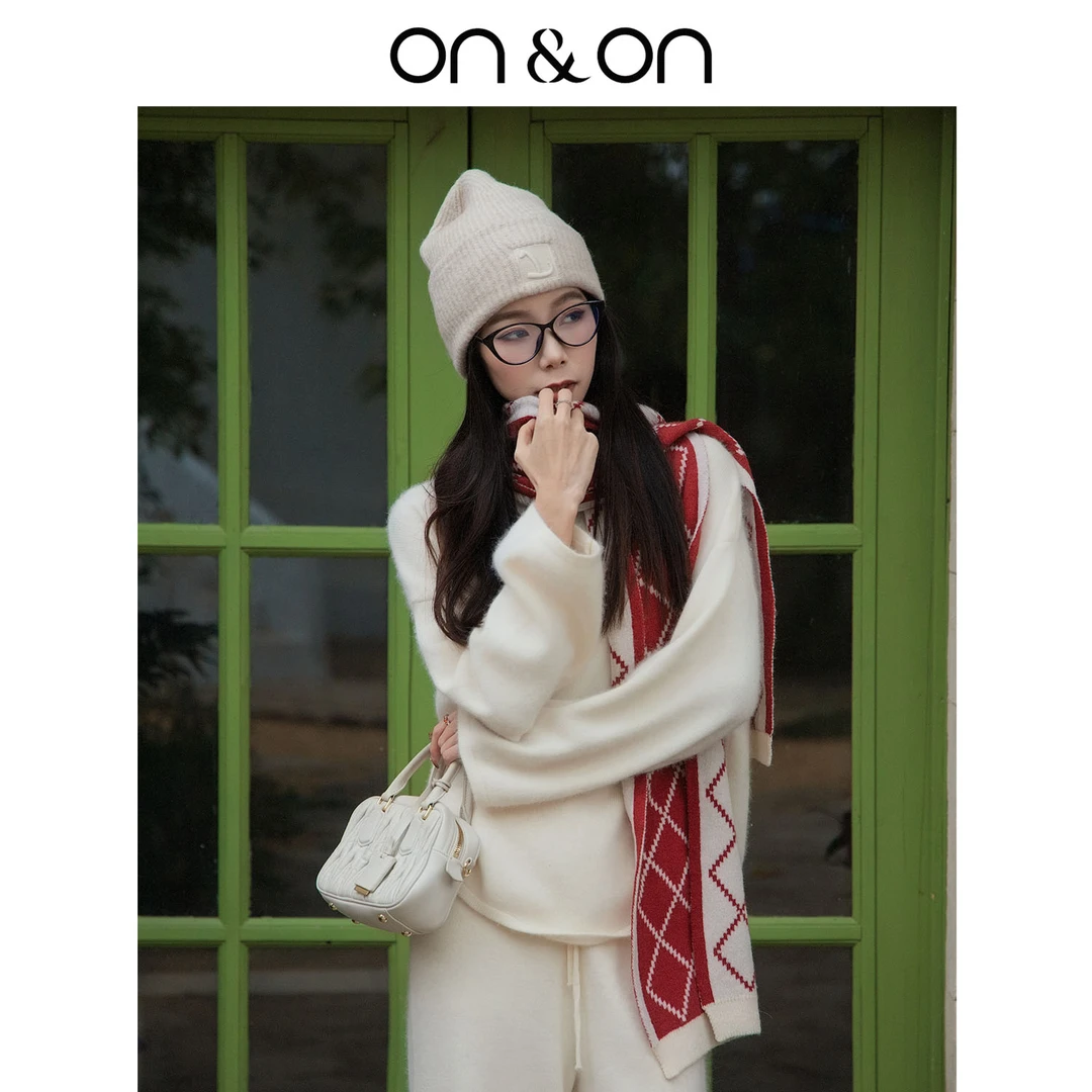 ON&ON/安乃安秋冬新款韩系收腰气质时尚软糯针织套装-N4SW7011791