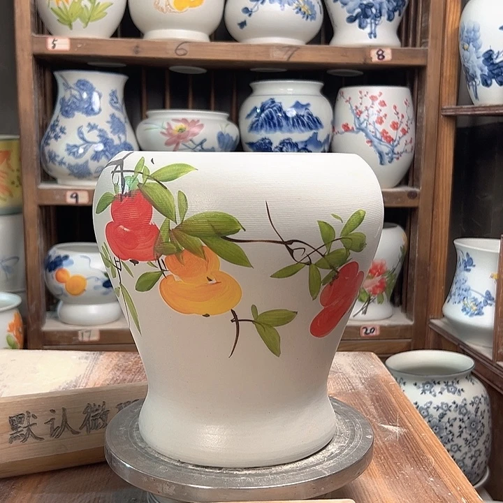 陶鱼尾四子陶瓷陶瓷陶