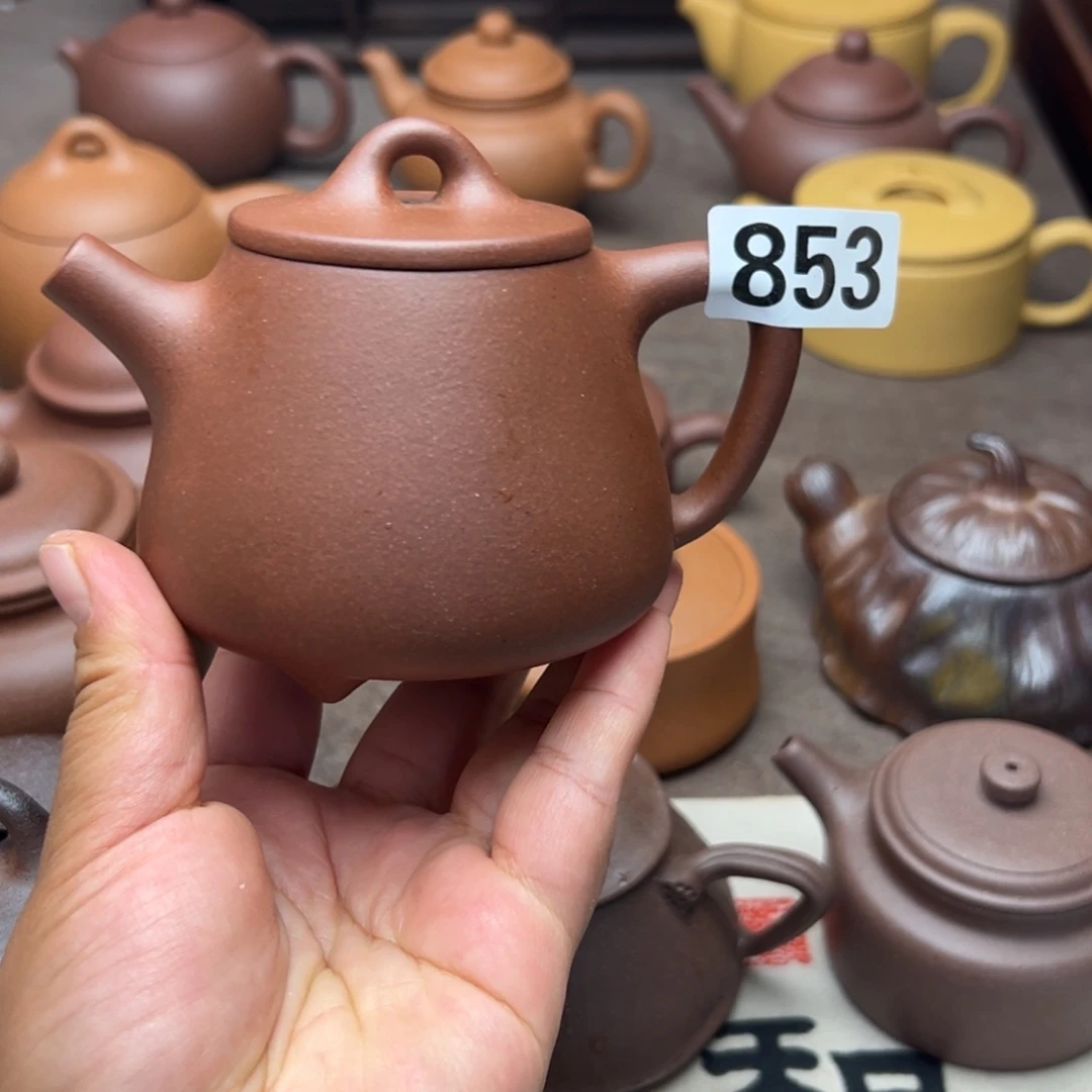 紫砂茶壶底槽清半手工220cc左右瑕疵