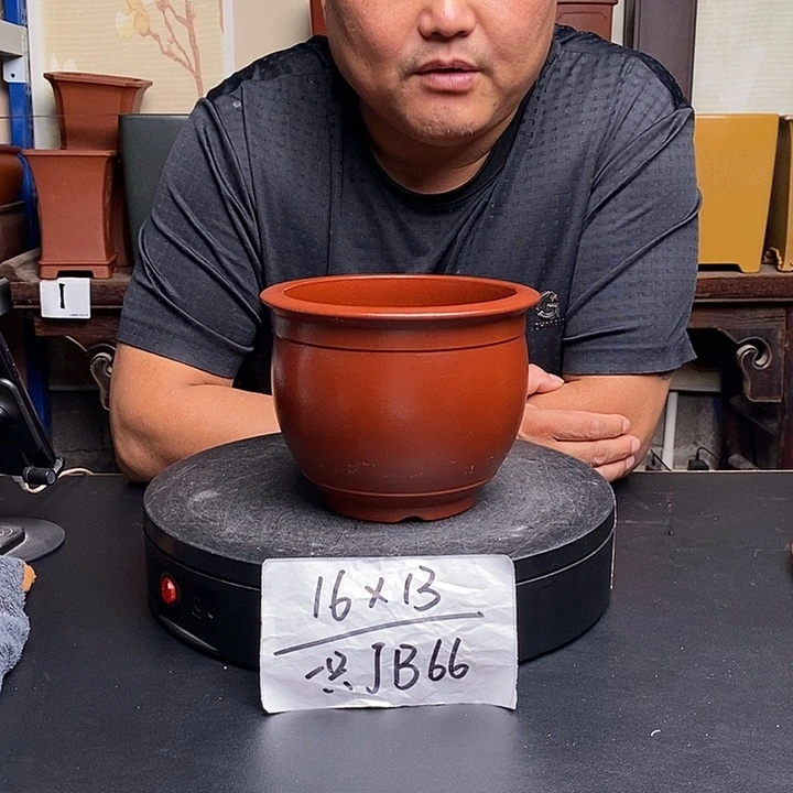 紫砂花盆货号一只JB66