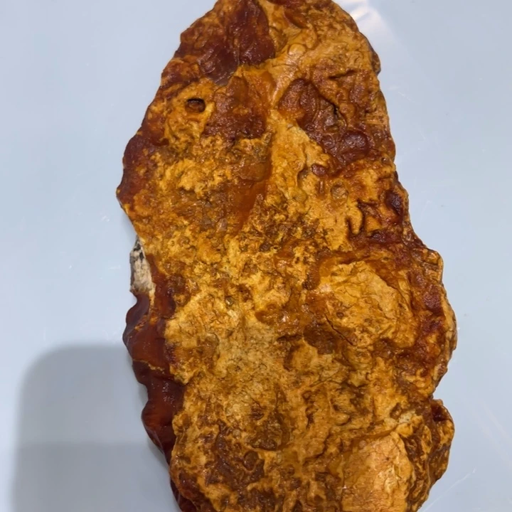 白***鹤未镶嵌定制琥珀裸石