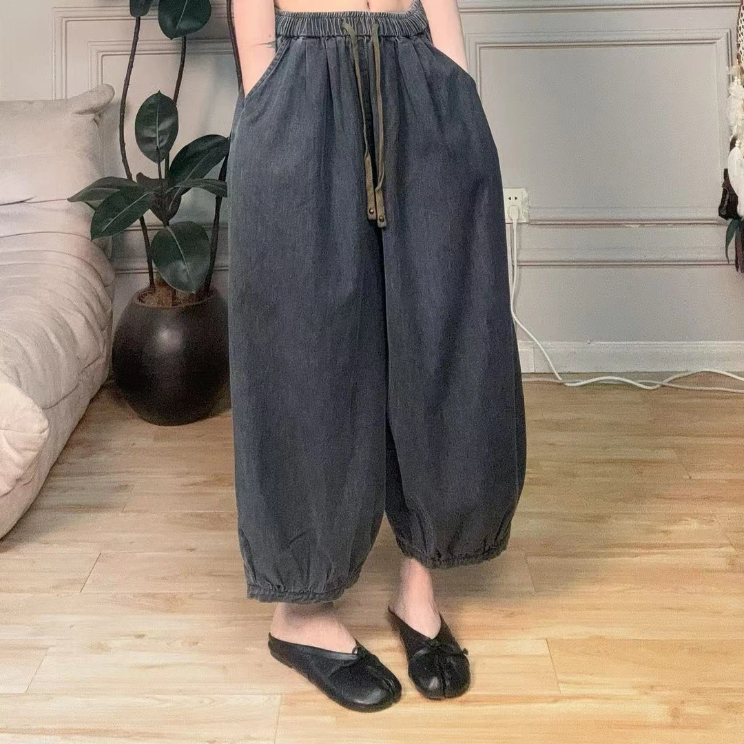 【简】日系做旧牛仔裤