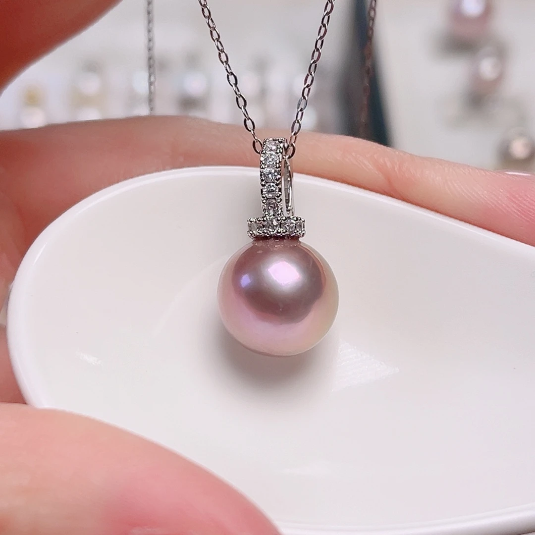 淡水珍珠未镶嵌吊坠(赠链)