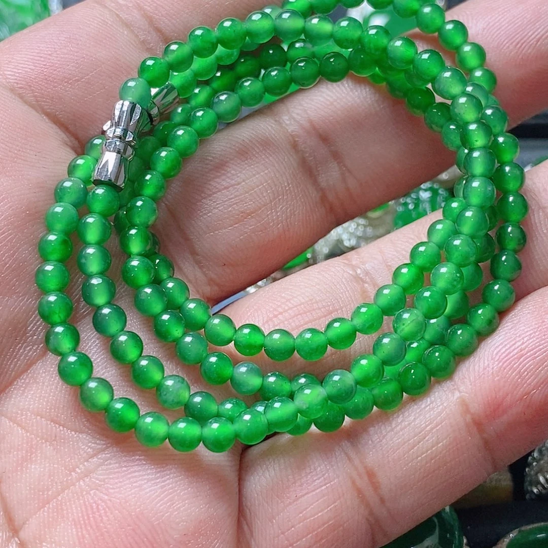 翡翠未镶嵌颈饰