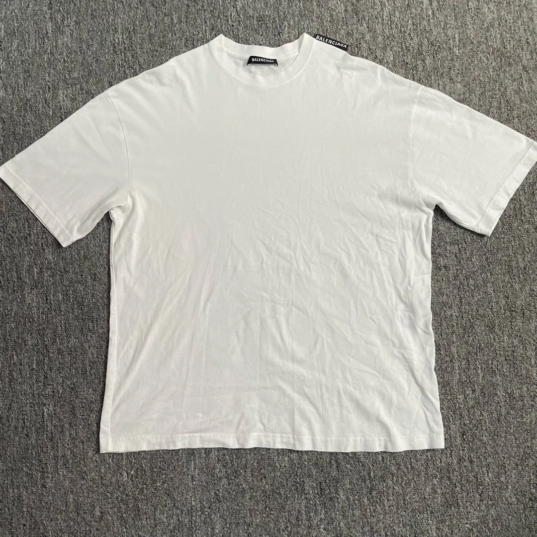 95新 Balenciaga/巴黎世家 m码/巴黎世家logo短袖/10422