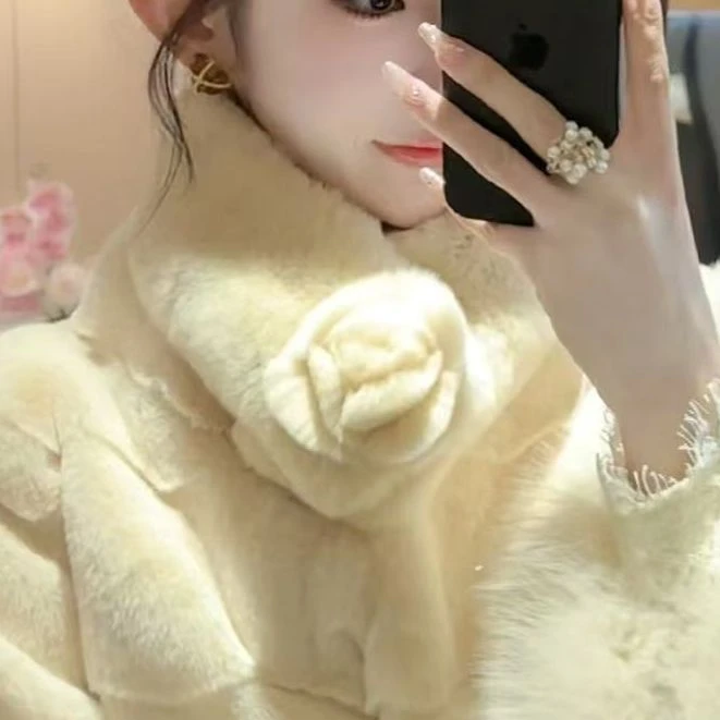 【周粥】【毛毛领】秋冬款时尚保暖毛领预JJQ4ML5675