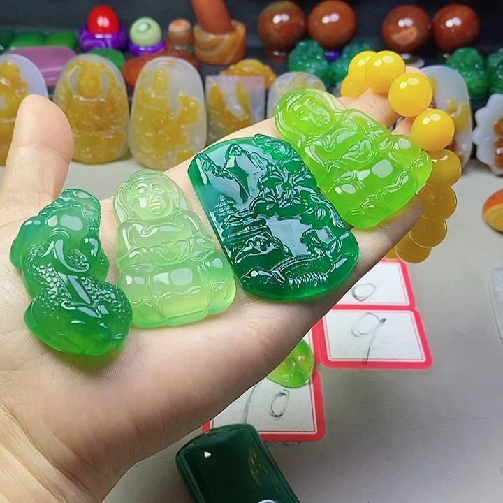 玛瑙/玉髓吊坠(不含链)未镶嵌恒**石
