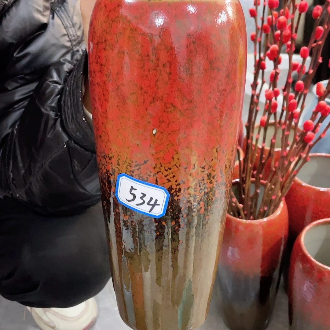 瓶534号复古陶瓷高25厘米微瑕一个