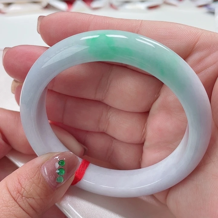 翡翠手镯未镶嵌缅甸翡翠手镯58圈