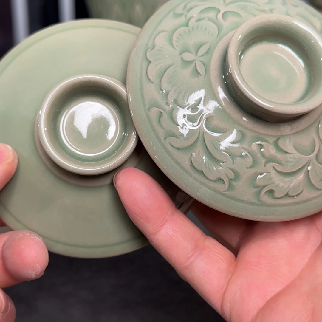 耀州窑耀州窑盖子微瑕福利