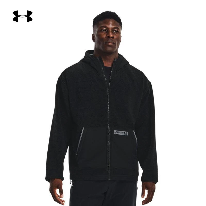 安德玛男士 Mission Insulate抓绒夹克外套1372656