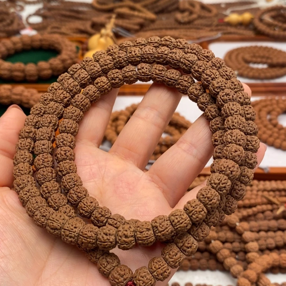 寒***枫吊坠金刚菩提盘龙108卡9➕