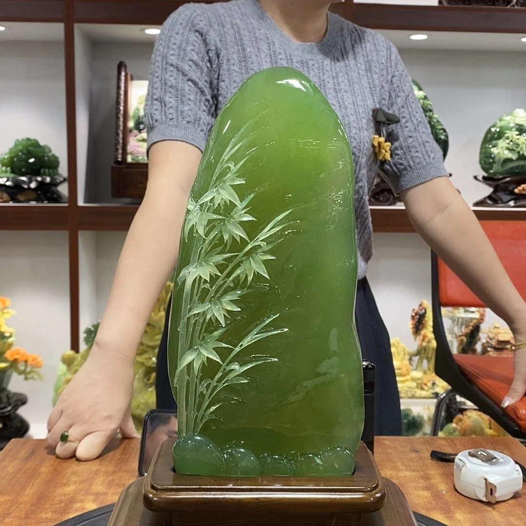 平***凡玉山水摆件 玄关摆件