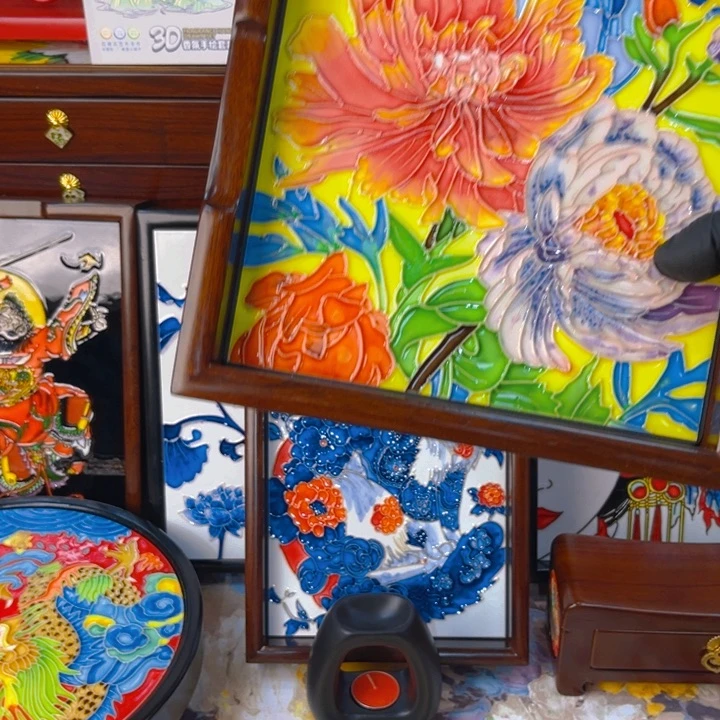 瓷板画艺术作品的