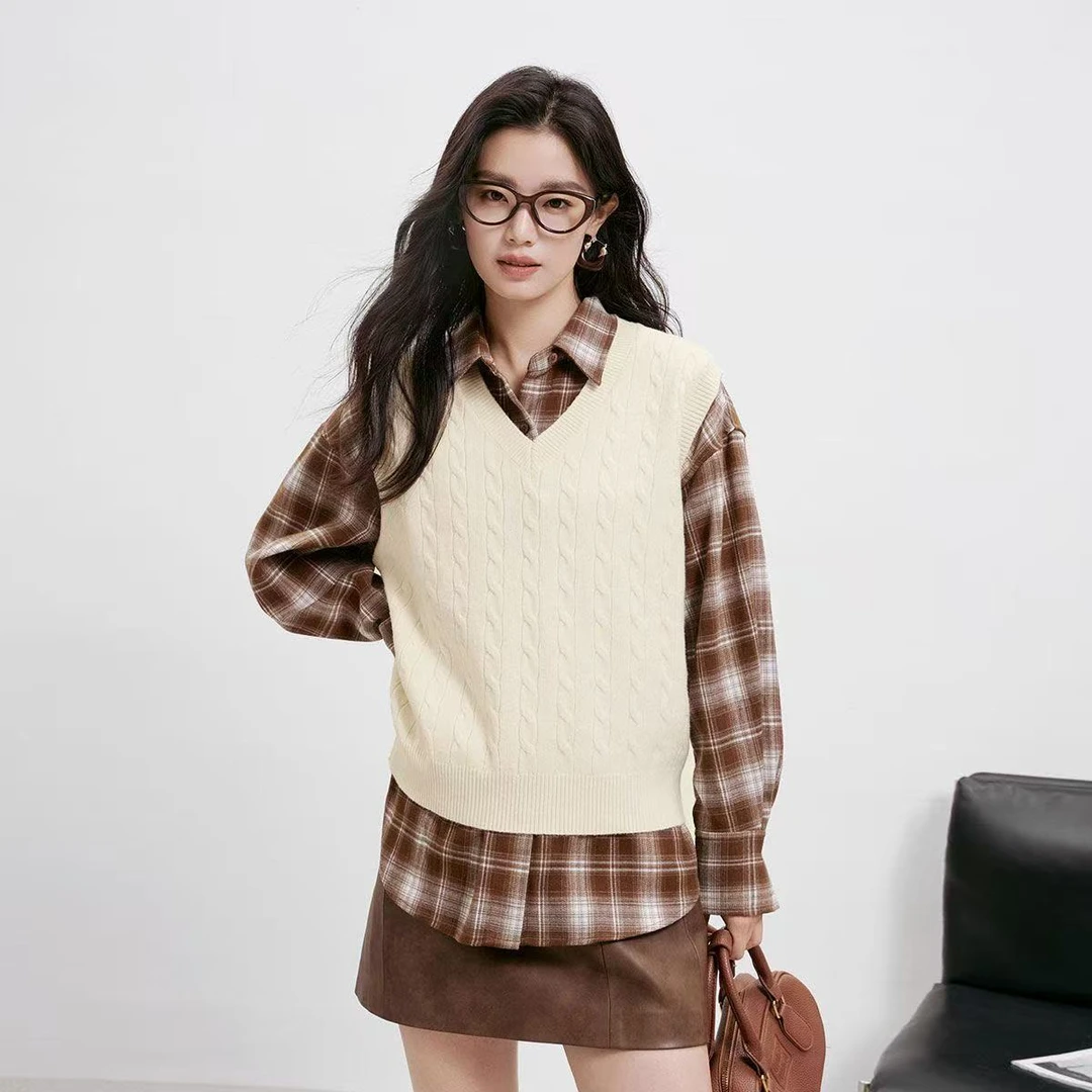 【C201-250】春秋靓妹开衫马甲