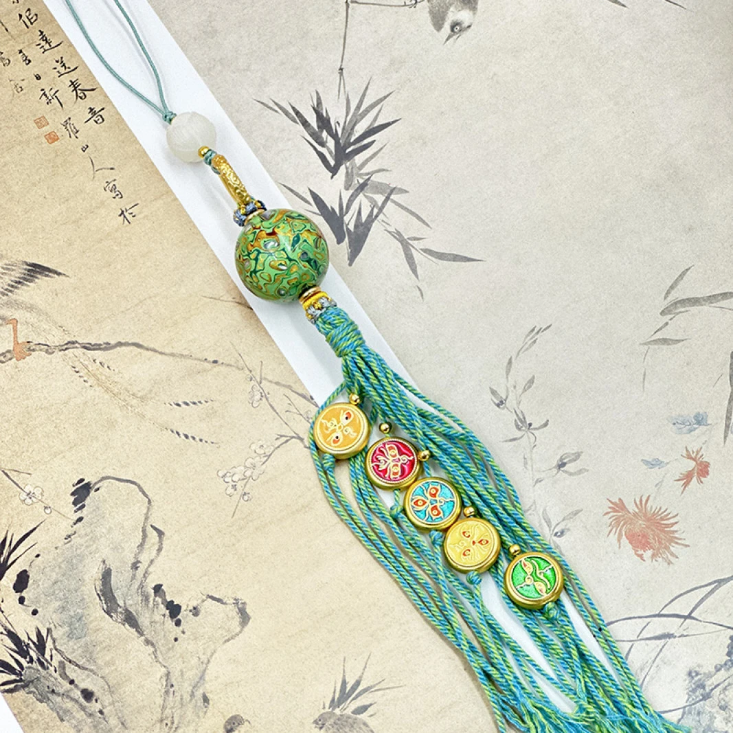 非遗~大漆配五路财财包挂~已开价