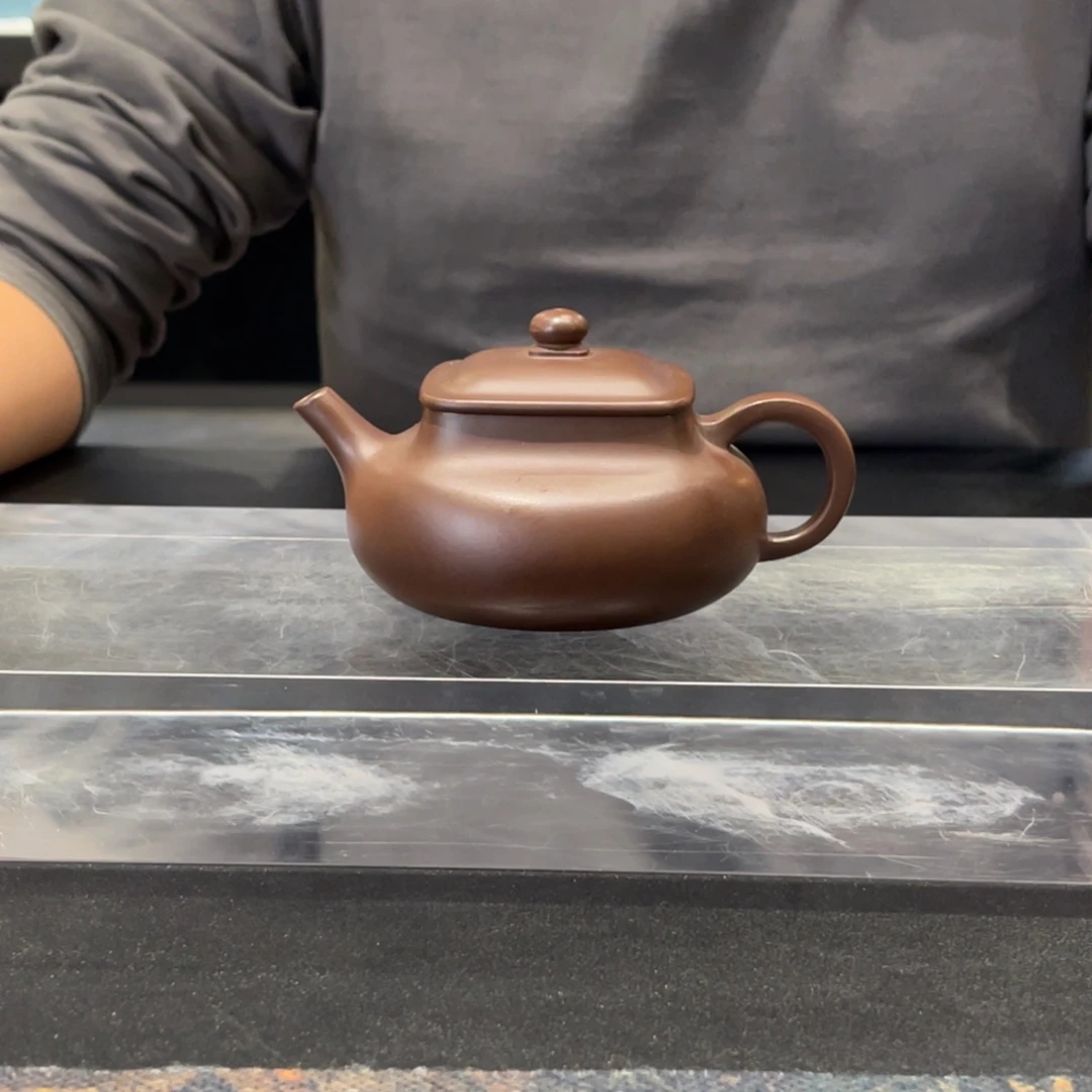茶壶紫砂紫泥乾坤壶