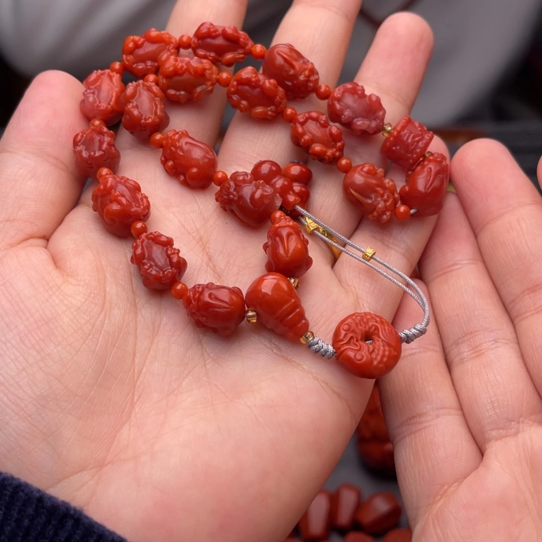 未镶嵌配饰卡10毫米南红玛瑙