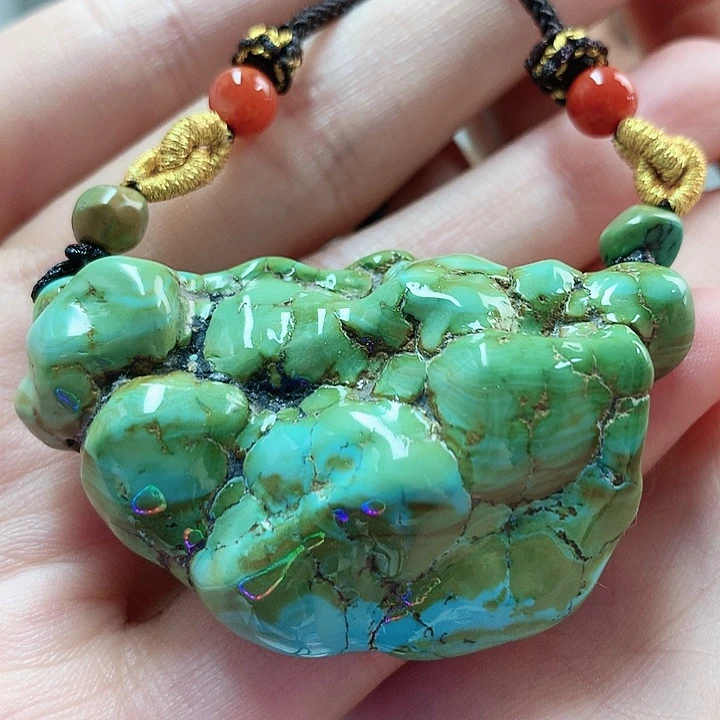 未镶嵌绿松石珠宝奇石