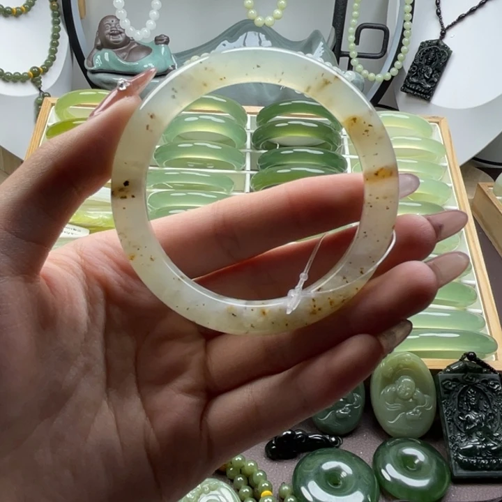 蛇纹石玉合金手镯